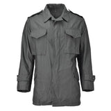 Véritable veste non doublée de l'armée grecque M65, uniforme de travail gris, surplus militaire, NEUF