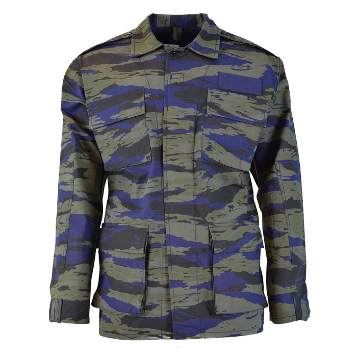 Véritable veste militaire grecque de l'armée de l'air, chemise de camouflage en lézard, fatigue BDU NEW - GoMilitar