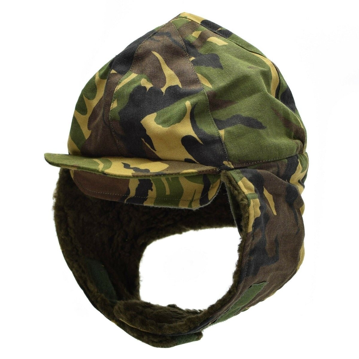 Véritable casquette militaire hollandaise de l'armée hollandaise, chapeau d'hiver militaire camouflage