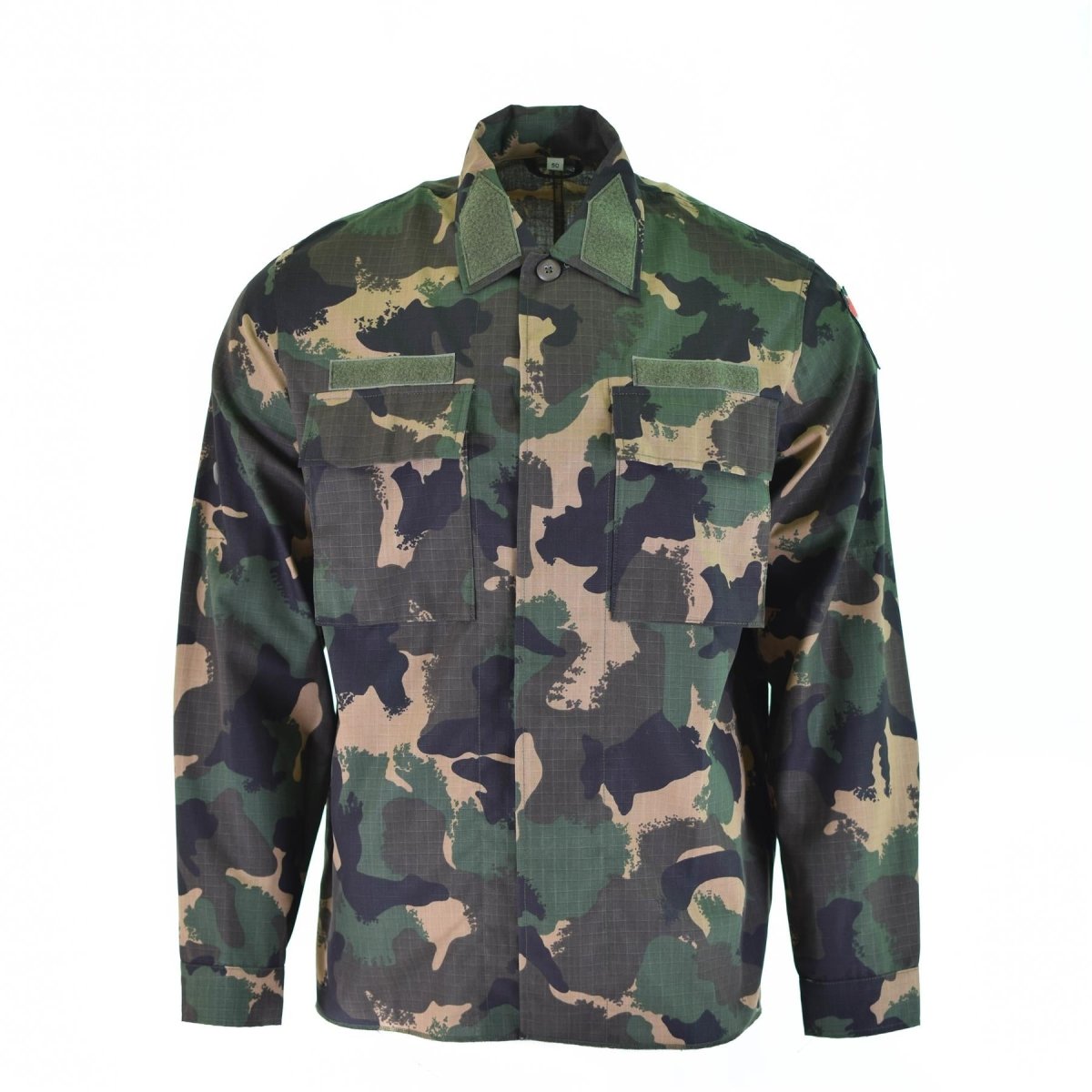 Véritable chemise de l'armée hongroise m90 camouflage 4 couleurs à manches longues militaire NEUF