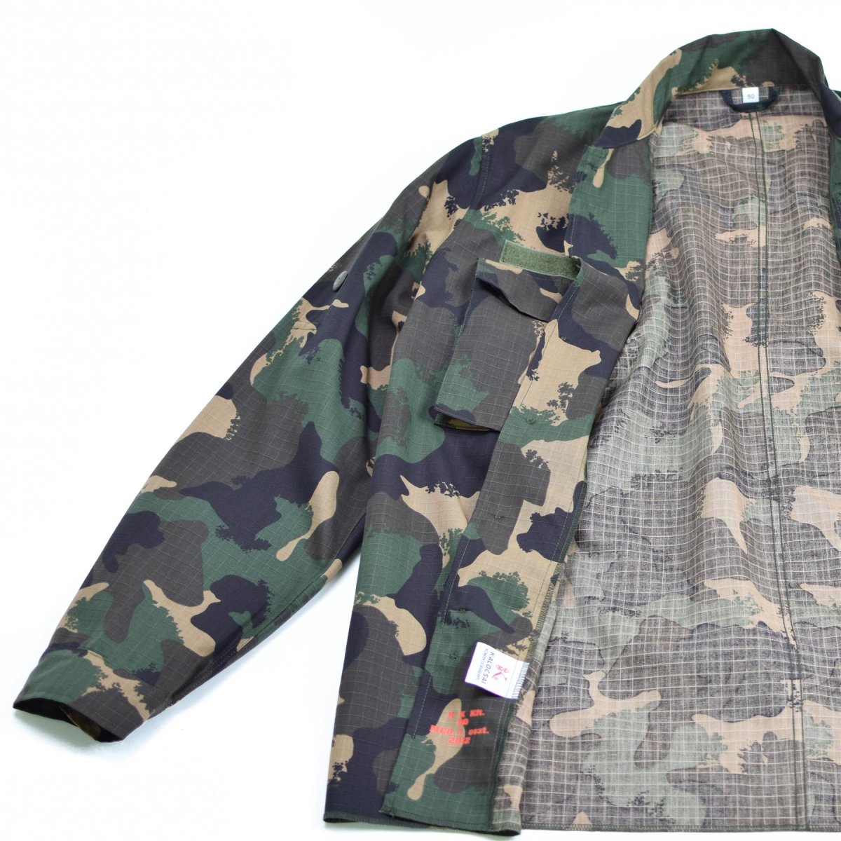 Véritable chemise de l'armée hongroise m90 camouflage 4 couleurs à manches longues militaire NEUF