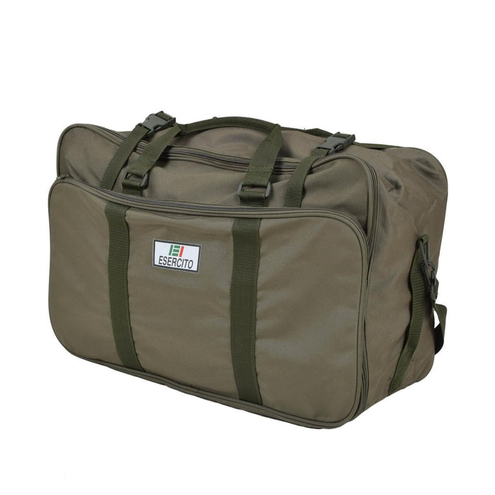 Véritable sac polochon de l'armée italienne 60l Esercito Logo Bretelles réglables Olive - GoMilitar