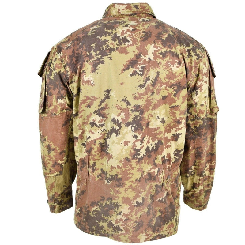 Véritable veste de combat de l'armée italienne Rip Stop Vegetato camouflage ACU