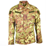 Véritable veste de combat de l'armée italienne Rip Stop Vegetato camouflage ACU NEUF