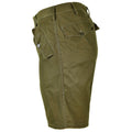 Véritable short de l'armée italienne Kaki Chino Bermuda de campagne militaire vintage BDU