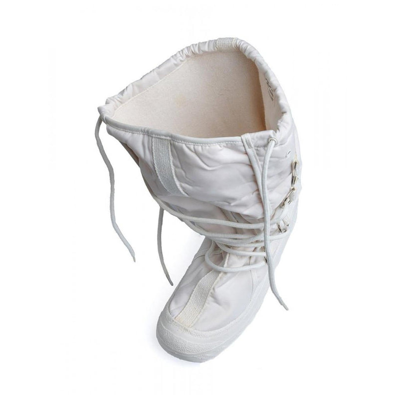 Genuine Italian Military snow boots warming heat retention upper laces white NEW - GoMilitar