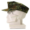 Genuine Original German army Flecktarn cap BW woodland camo military hat NEW - GoMilitar