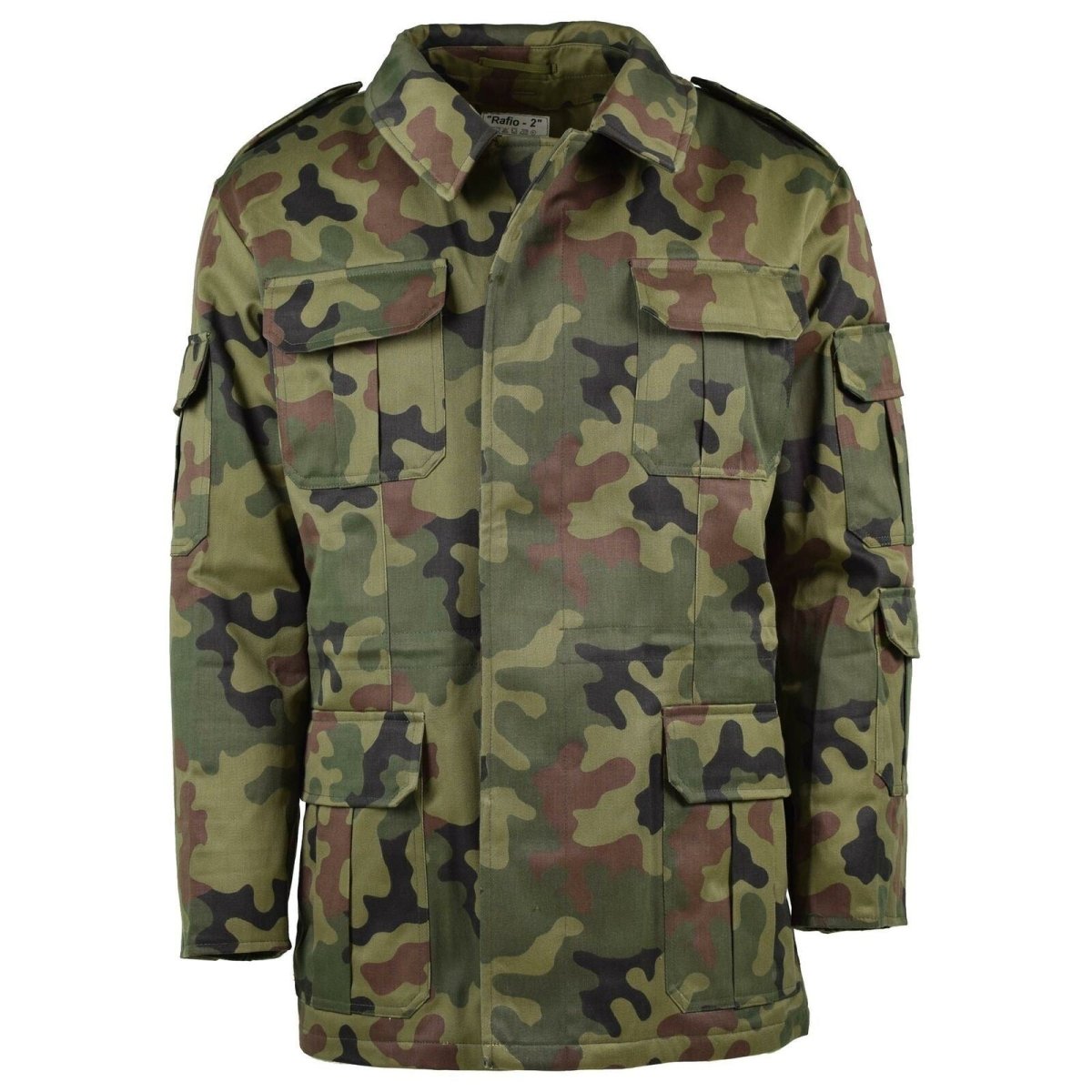 Véritable veste militaire de combat parka de l'armée polonaise camouflage panthère BDU surplus NEUF