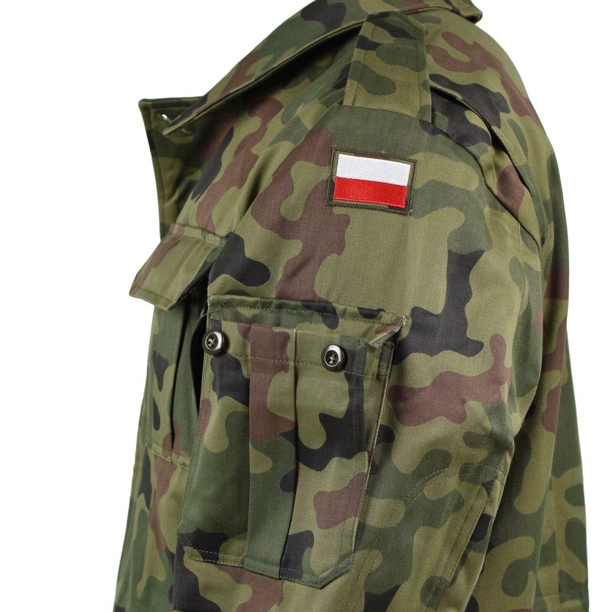 Véritable veste militaire de combat parka de l'armée polonaise camouflage panthère BDU surplus NEUF