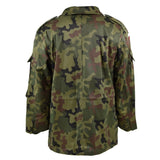Véritable veste militaire de combat parka de l'armée polonaise camouflage panthère BDU surplus NEUF