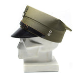 Véritable casquette militaire polonaise à visière pour officier de l'armée polonaise Olive NEUF