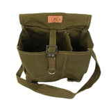 Sac à pain authentique de l'armée roumaine, surplus militaire, sac à dos en toile olive