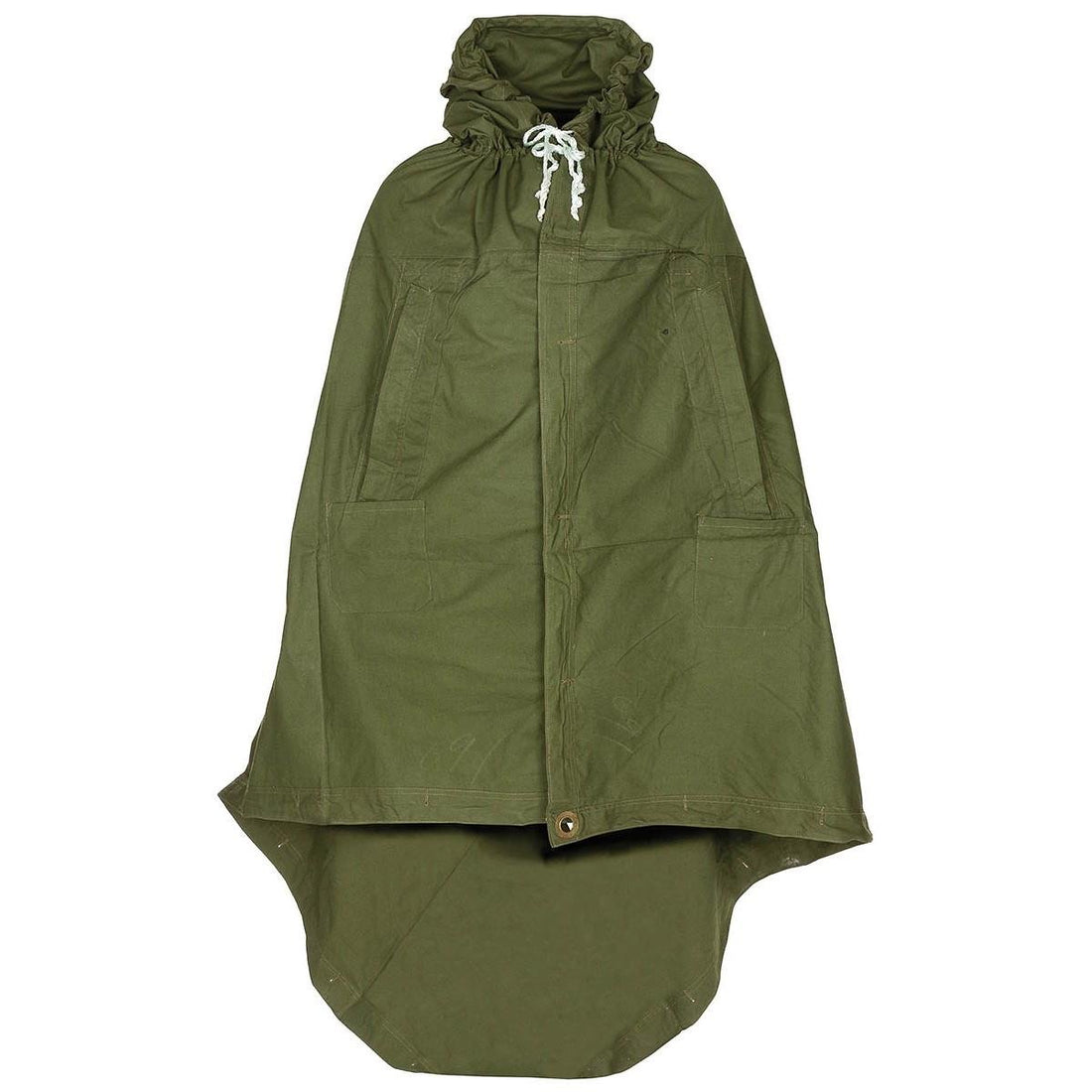 Véritable tente imperméable de l'armée roumaine Olive Poncho 180x180cm