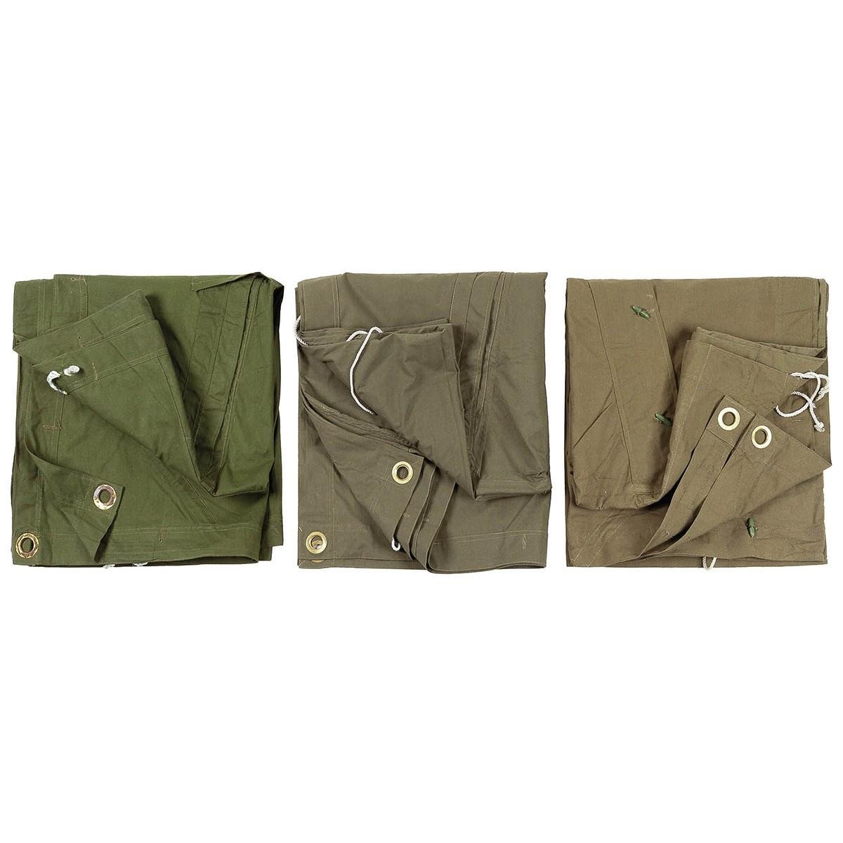 Véritable tente imperméable de l'armée roumaine Olive Poncho 180x180cm