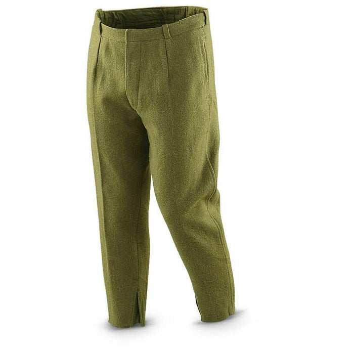 Véritable pantalon de campagne en laine de l'armée roumaine, pantalon de combat Kaki OD Green Roumanie - GoMilitar