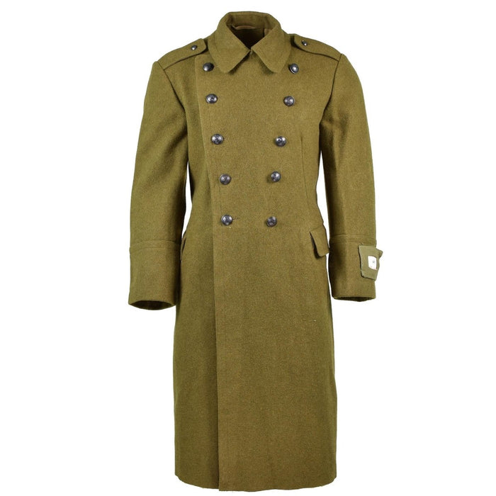 Véritable Trench Roumain Militaire Armée Laine Pardessus Lourd Hiver Shinel NOUVEAU - GoMilitar