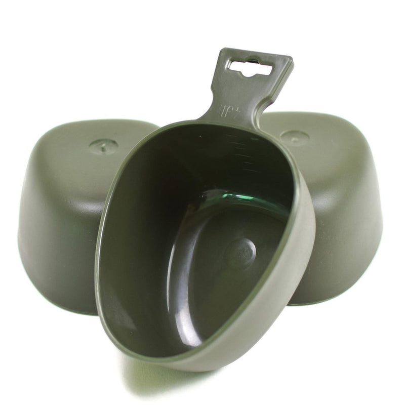 Tasse en plastique authentique de l'armée suédoise Trangia Kuksa, lot de tasses militaires suédoises