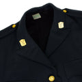 Véritable uniforme de parade bleu d'infanterie de l'armée suédoise, veste de tenue militaire suédoise
