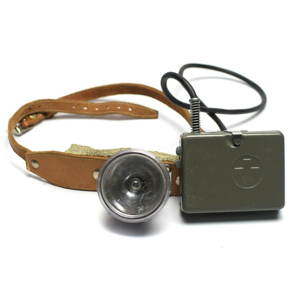 Lampe frontale d'origine de l'armée suisse Lampe frontale Lampe de poche militaire Suisse