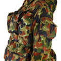 Véritable veste de l'armée suisse M70 Alpenflage Camo sniper combat parka à capuche