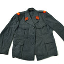 Genuine Swiss army wool jacket Switzerland military issue surplus uniform grey - GoMilitar
