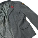 Genuine Swiss army wool jacket Switzerland military issue surplus uniform grey - GoMilitar