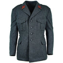 Genuine Swiss army wool jacket Switzerland military issue surplus uniform grey - GoMilitar