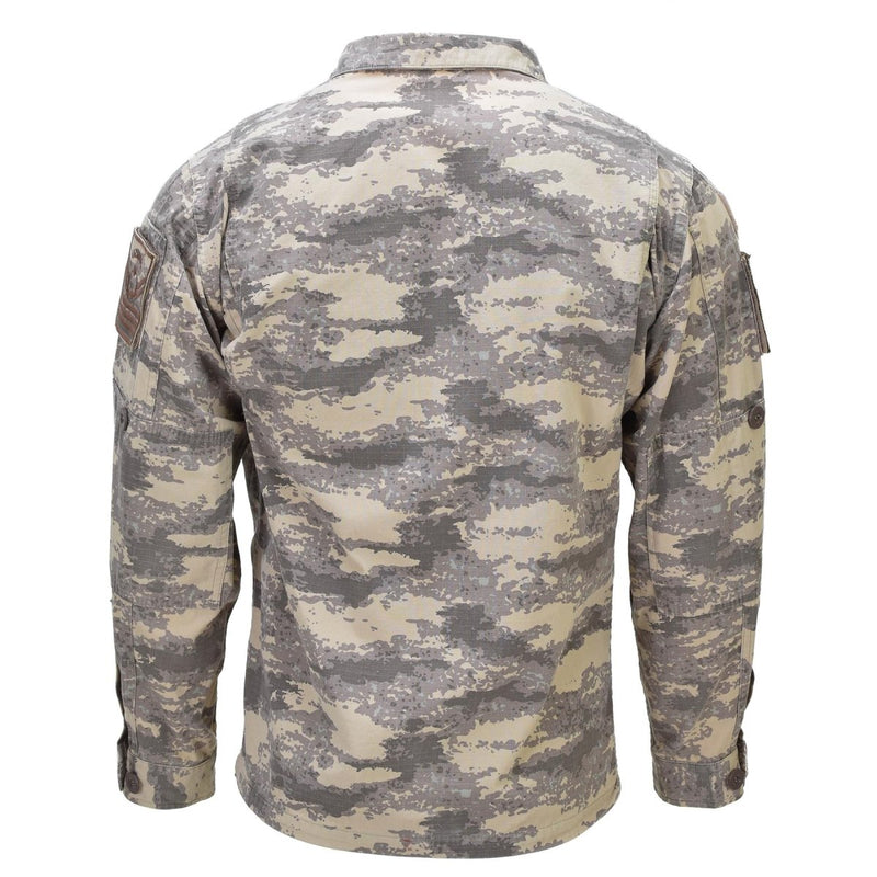 Veste d'uniforme d'origine turque authentique Ripstop Renforced Elbows M2021 CAMO
