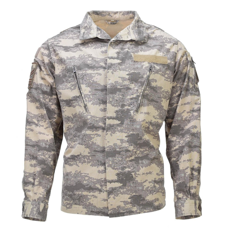 Veste d'uniforme d'origine turque authentique Ripstop Renforced Elbows M2021 CAMO