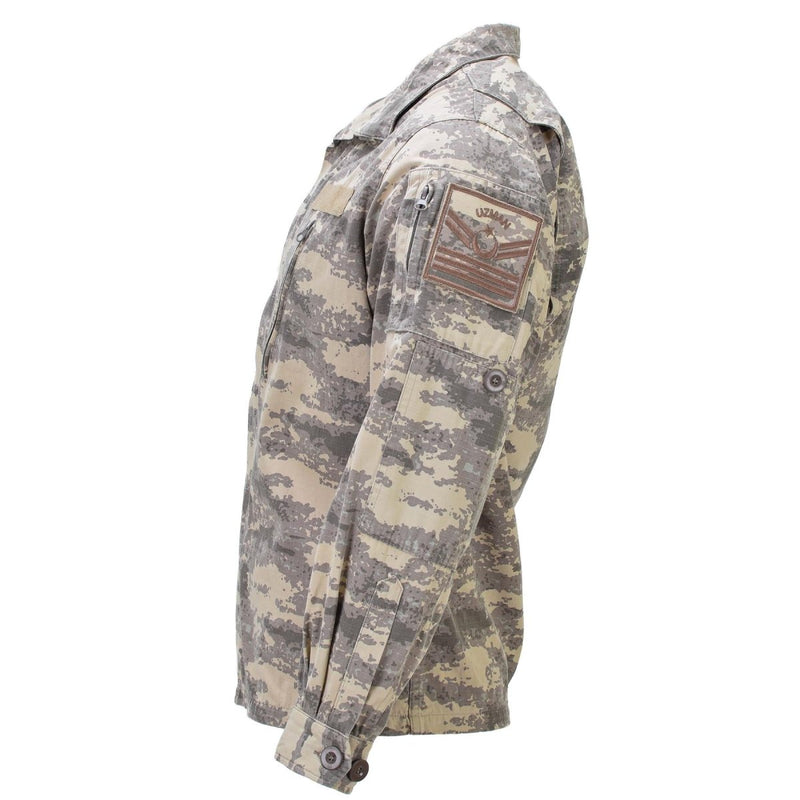 Veste d'uniforme d'origine turque authentique Ripstop Renforced Elbows M2021 CAMO