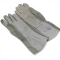 Véritables gants de combat de l'armée américaine en cuir et fibre d'aramide Nomex OD pour l'armée de l'air