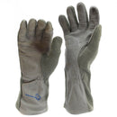 Genuine US Army combat gloves in olive drab with leather and Nomex aramid fiber for flame resistance and grip.
