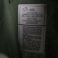 Véritable combinaison de l'armée américaine USAF CWU-27/P Flight Suit vert nomex résistant au feu