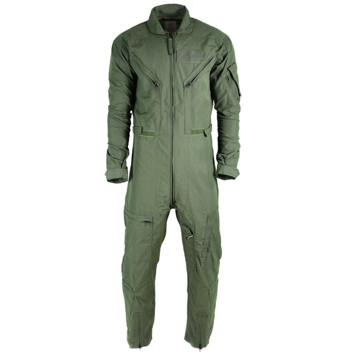 Véritable combinaison de l'armée américaine USAF CWU-27/P Flight Suit Green nomex résistant au feu - GoMilitar