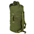 Véritable sac de sport de l'armée américaine, grand sac militaire vert olive, sac de mer en toile