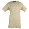 Véritable T-shirt de l'armée américaine Chemise en coton peigné kaki à manches courtes militaire NEUF