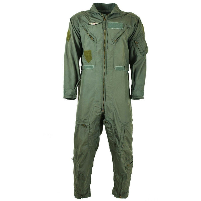 Véritable combinaison de vol militaire américaine USAF CWU-27/P résistante au feu vert - GoMilitar