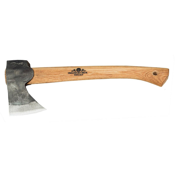 Gransfors 415 Hachette Bushcraft Wild Axe Manche en bois d'hickory en acier au carbone - GoMilitar