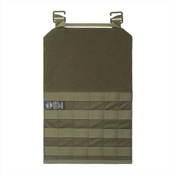 Organisateur de panneau d'insertion de sac à dos Helikon Tex MOLLE en gris ombre avec attaches auto-agrippantes et sangle modulaire