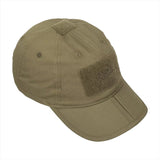 Helikon-Tex Casquette de baseball pliable légère et réglable avec panneaux d'identification Velcro