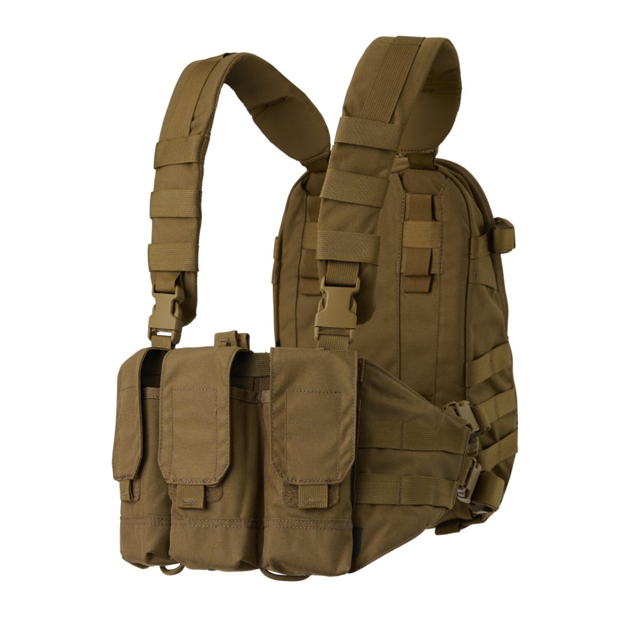 Helikon-Tex Chicom Tactique Chest Rig Réglable Harrnes Woodland Camo