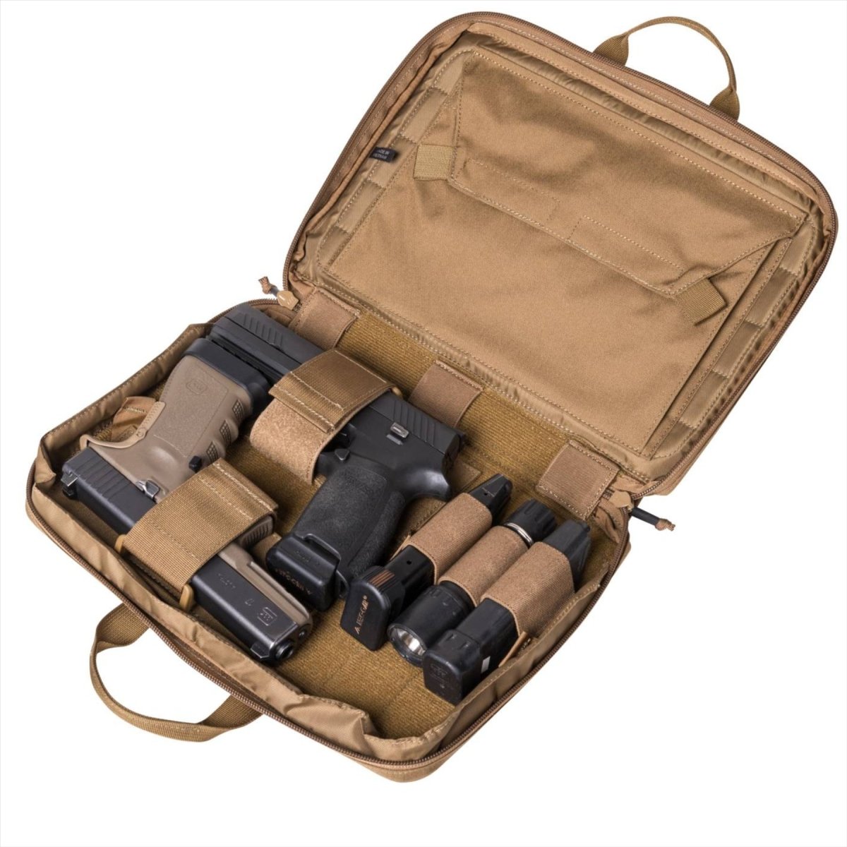 Helikon-Tex Étui double pour pistolet - Portefeuille en nylon Cordura - Rangement pour arme de poing - Noir
