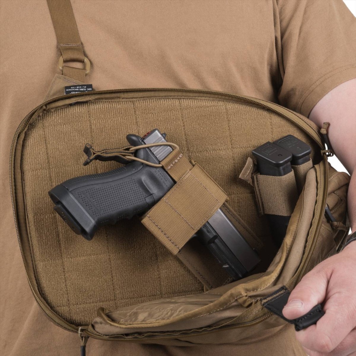 Helikon-Tex EDC Sling Sac à dos 6,5 L Cordura Nylon Dissimulé Carry Urban Noir