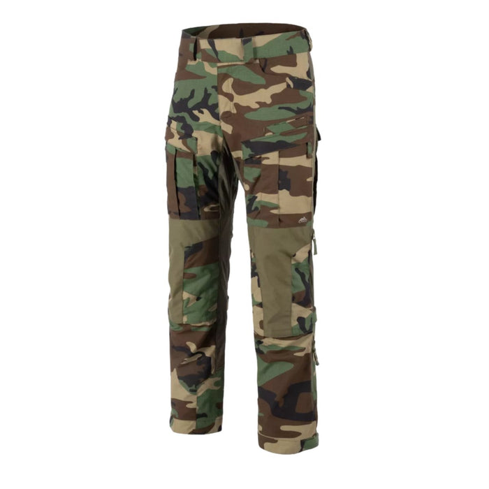 Helikon - Pantalon Tactique Tex MCDU Ripstop Ventilation Renforts Genoux Woodland - GoMilitar