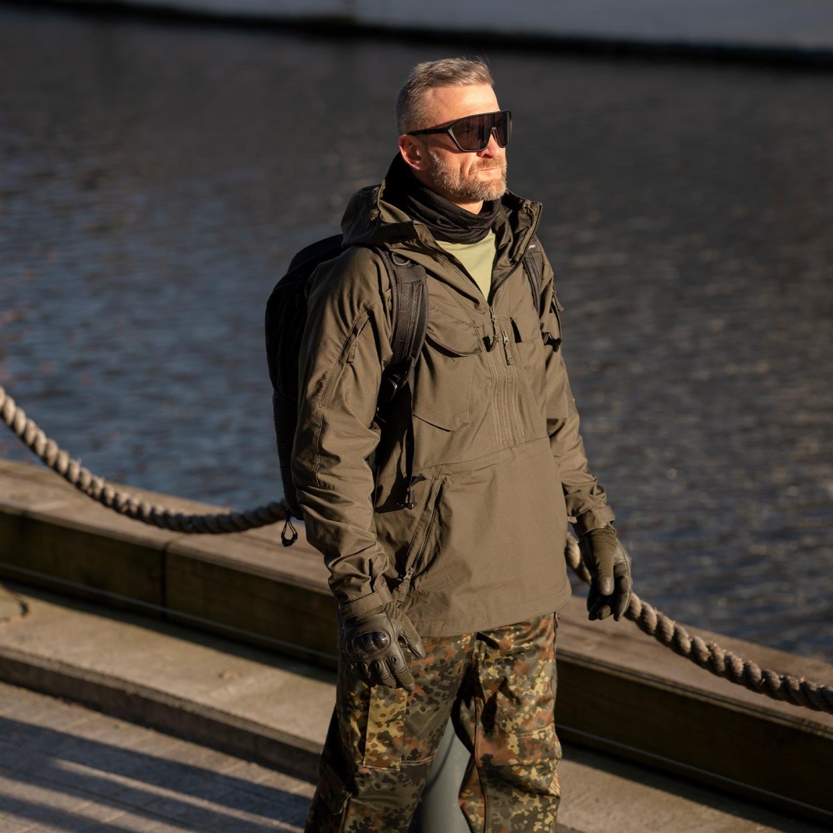 Veste Anorak Helikon-Tex Piligrim Résistance au feu Séchage rapide Cirable Bushcraft