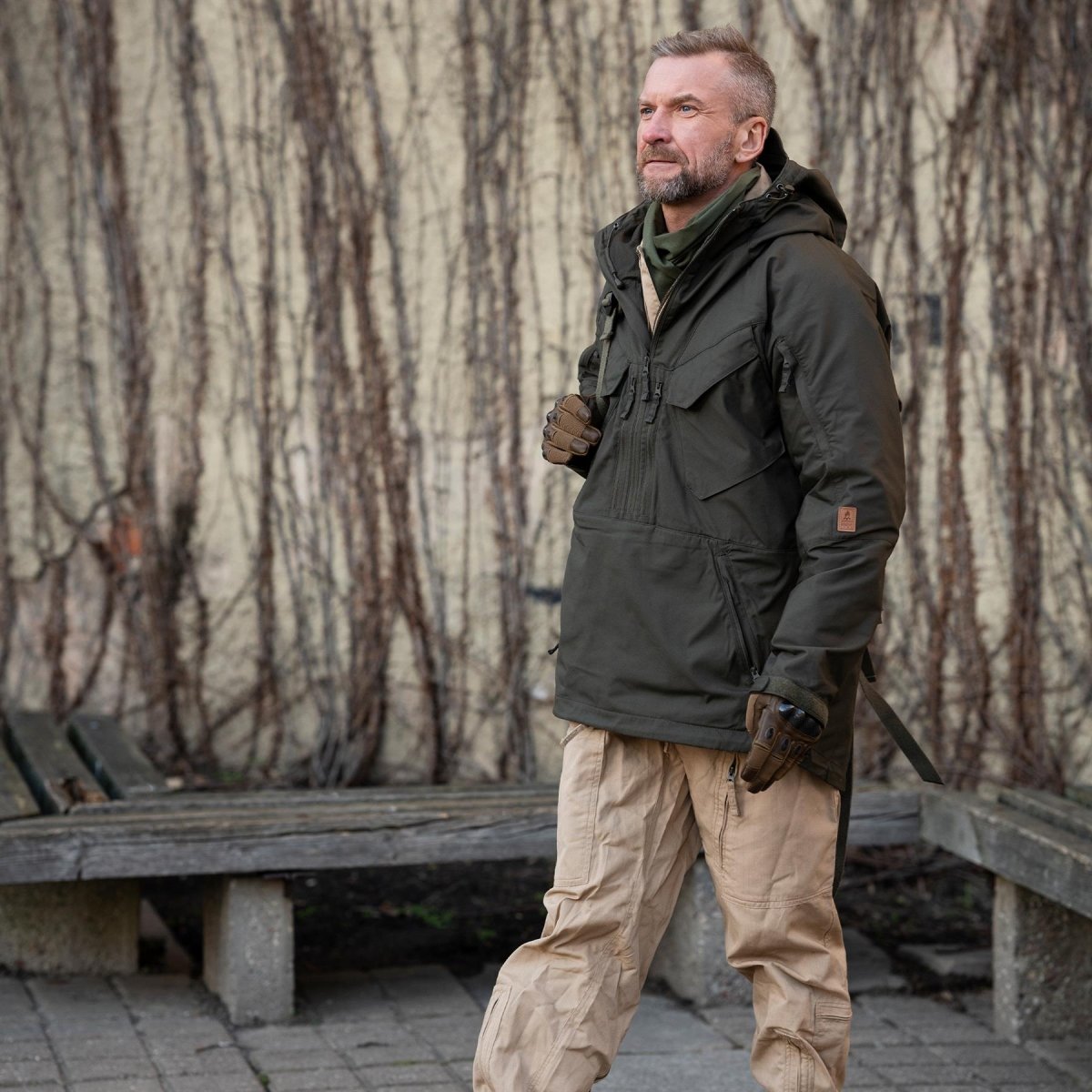 Veste Anorak Helikon-Tex Piligrim Résistance au feu Séchage rapide Cirable Bushcraft