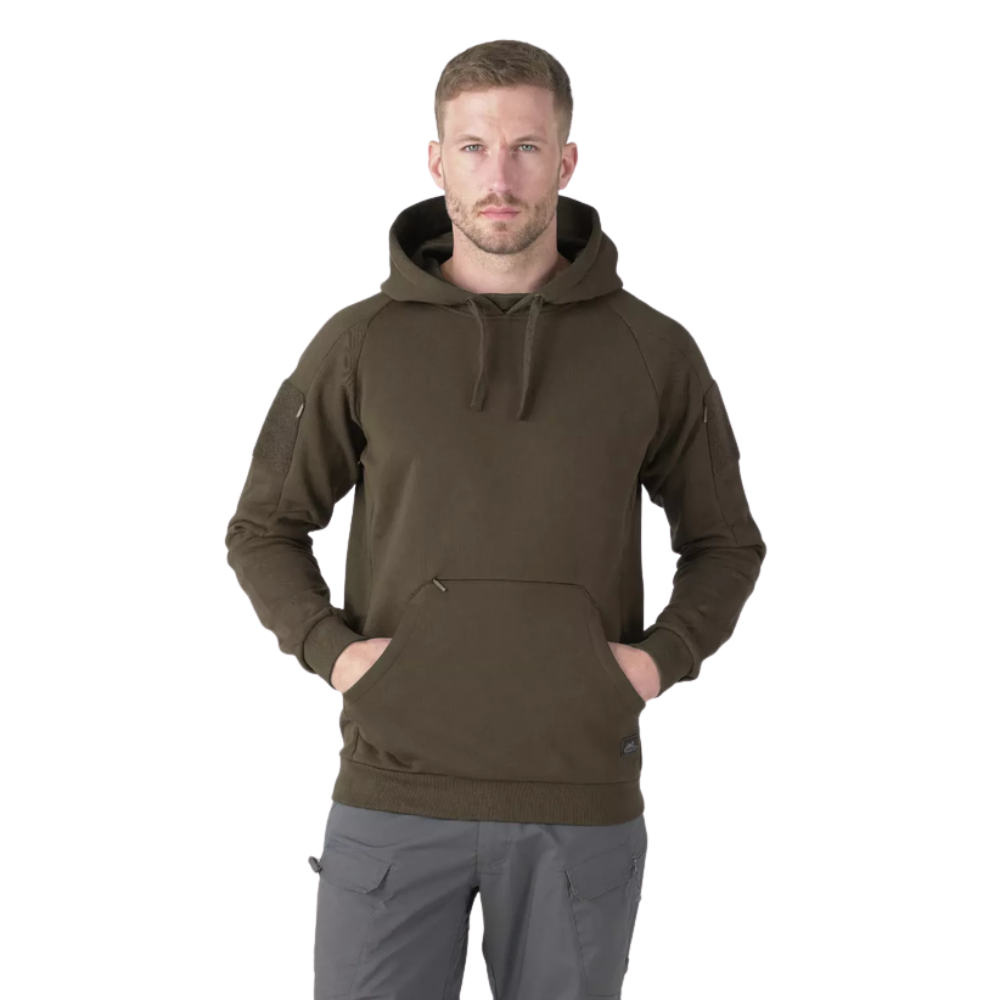 Helikon-Tex Urban Sweat à capuche Lite Kangaroo Tactique Extérieur Mélange de coton Vert