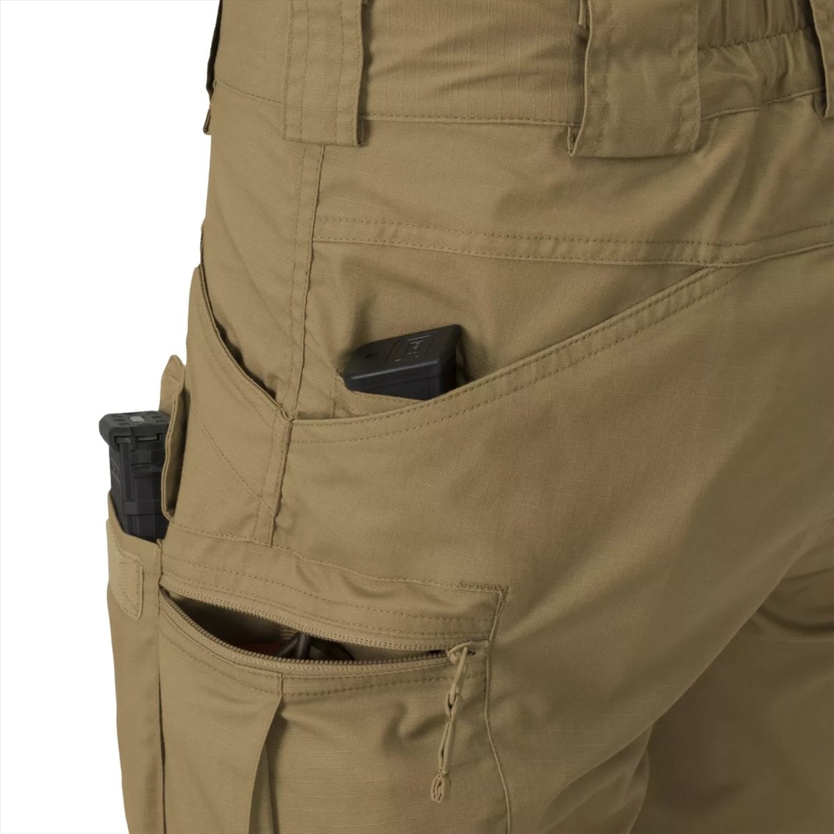 Helikon-Tex Short tactique urbain poches cargo polycoton Ripstop noir