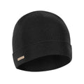 Helikon-Tex Bonnet d'hiver respirant double couche en tricot mérinos Noir