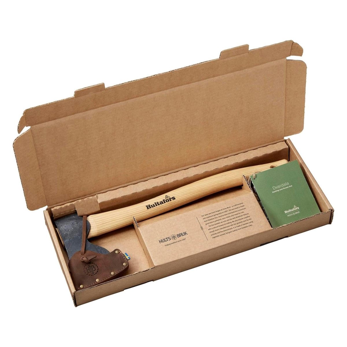 HULTAFORS Dvardala hache de chasse en acier au carbone manche en bois d'hickory hachette